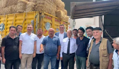 Bursa Büyükşehir Belediye Başkanı Mustafa Bozbey, Keles ilçesinde çiftçilere destek verdi