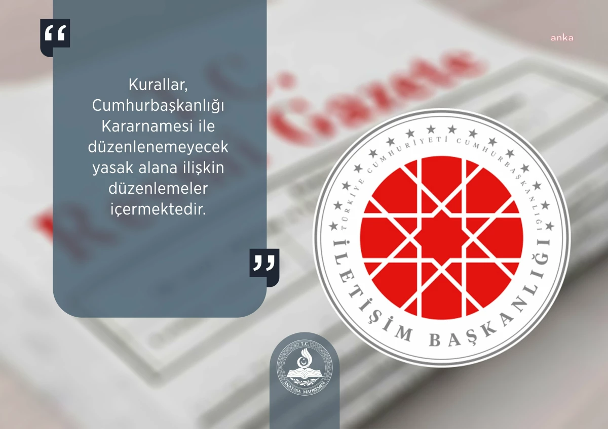 AYM, İletişim Başkanlığı’na basın ve ifade özgürlüğüne müdahale yetkisi veren kararnameleri iptal etti