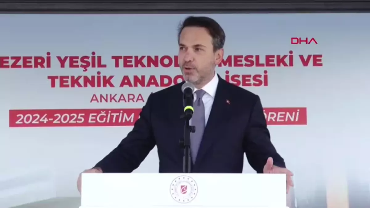 Bakan Bayraktar Cezeri Lisesi Açılışını Yaptı