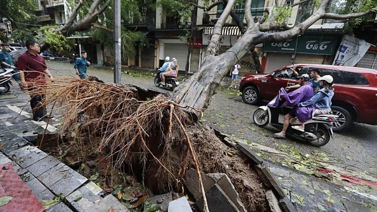 Vietnam’da Yagi Tayfunu hayatı felç etti! Ölü sayısı artıyor