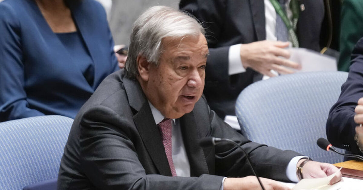 BM Genel Sekreteri Guterres İsrail’i kınadı