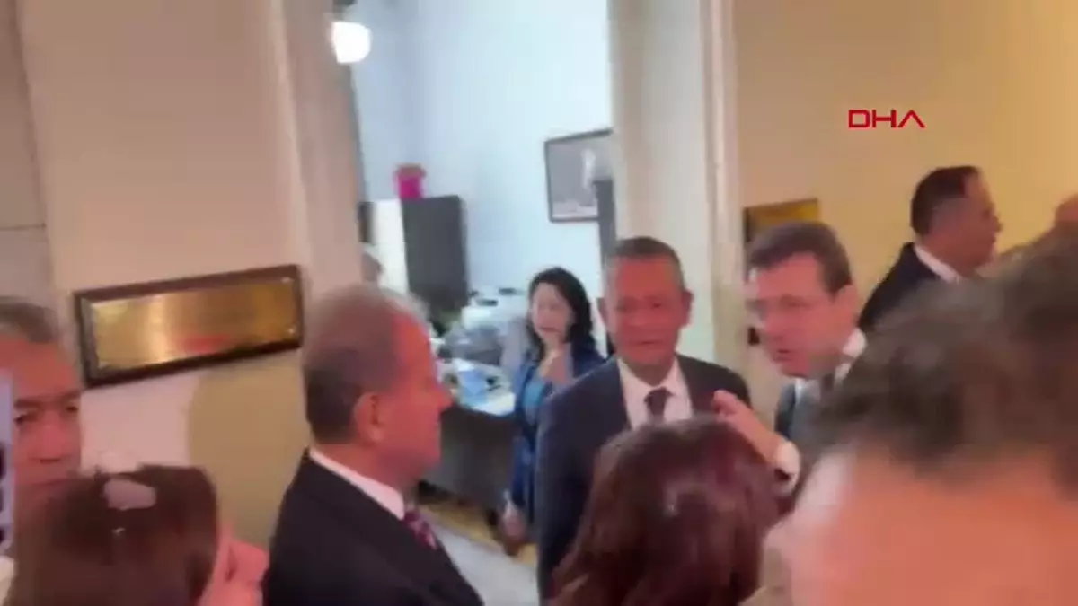 Özgür Özel ve İmamoğlu Görüşmesine Başlandı