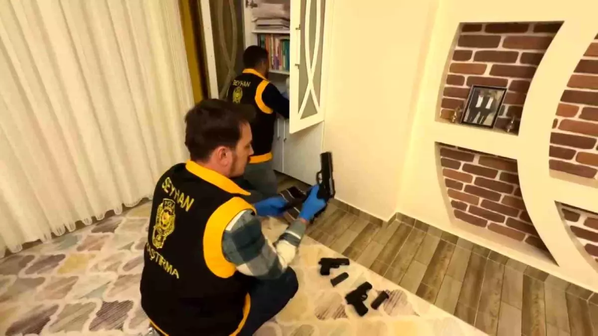 Adana’da Ruhsatsız Silah Operasyonu