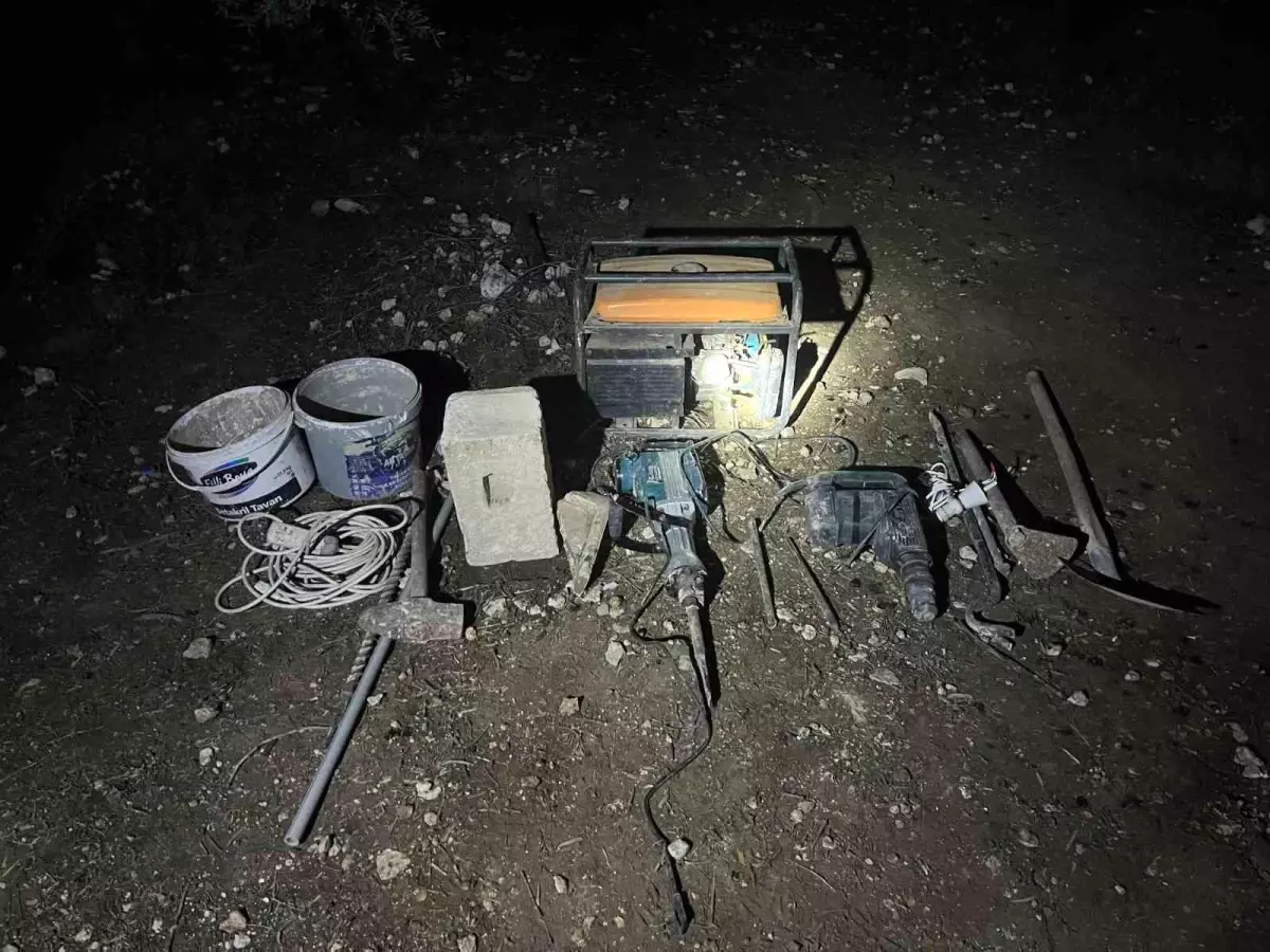 Didim’de Kaçak Kazı Operasyonu