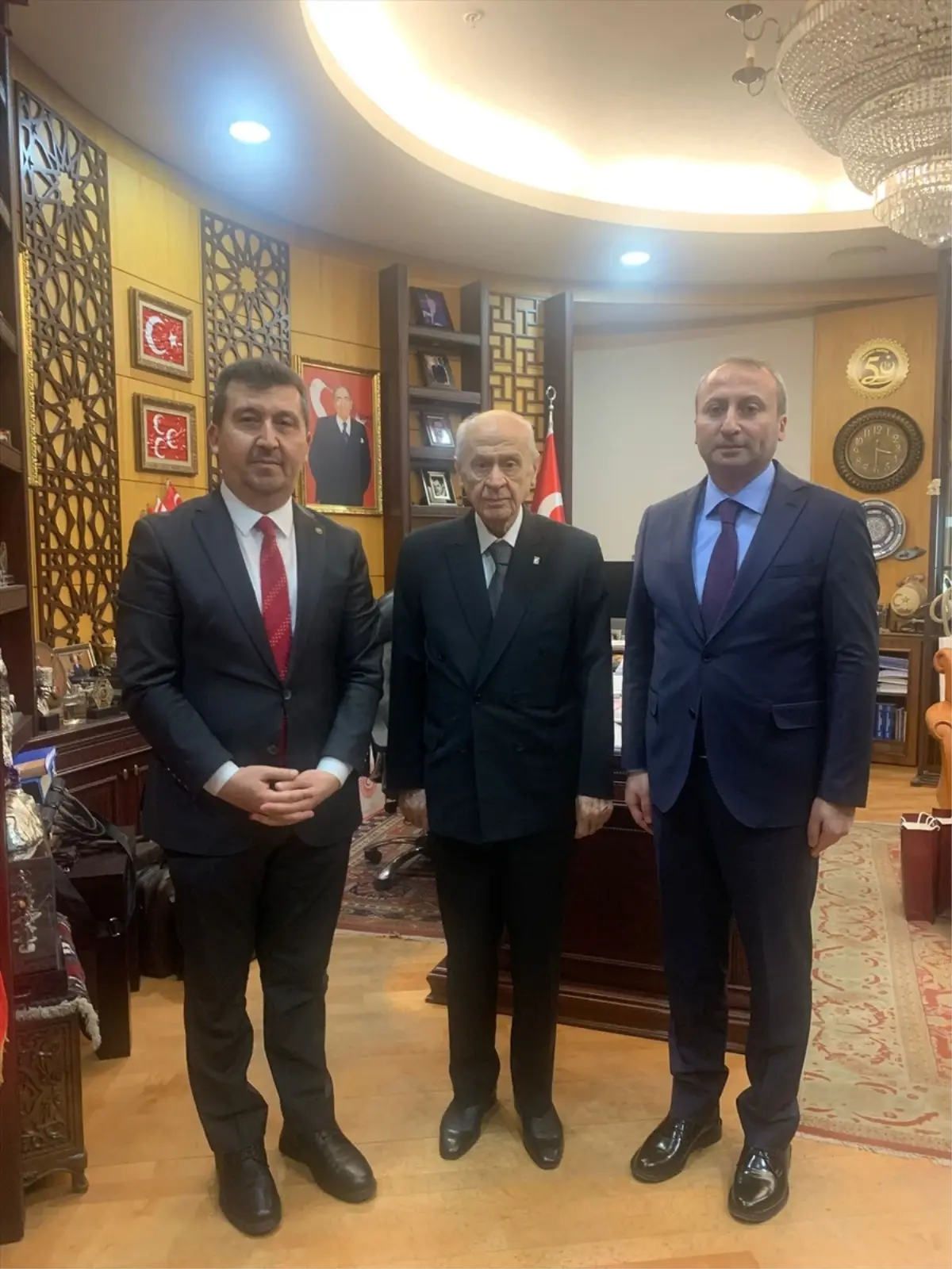 Musa Kazım Arıcan Bahçeli’yi Ziyaret Etti